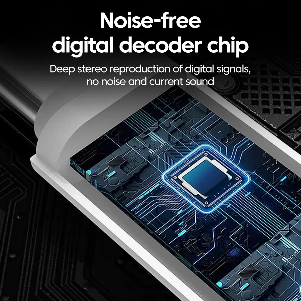 Universal USB-C to 3.5mm Audio Adapter - External Sound Card Converter