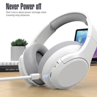 Bluetooth Wireless Over-Ear Headphones with 48H Playtime and with Microphone, HiFi Stereo Foldable Lightweight Headphones for de - Image 6