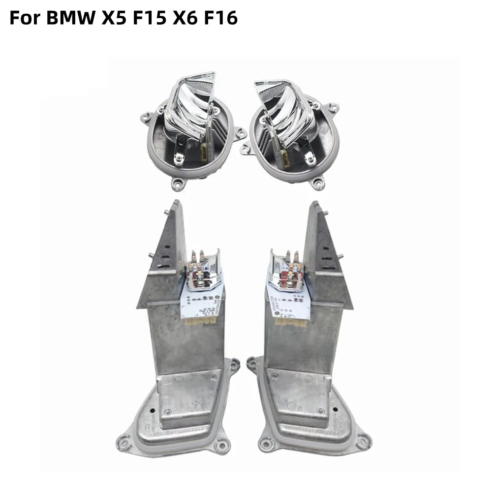 A Set LED Headlight Turn Signal Light Module Angel Eyes OE  