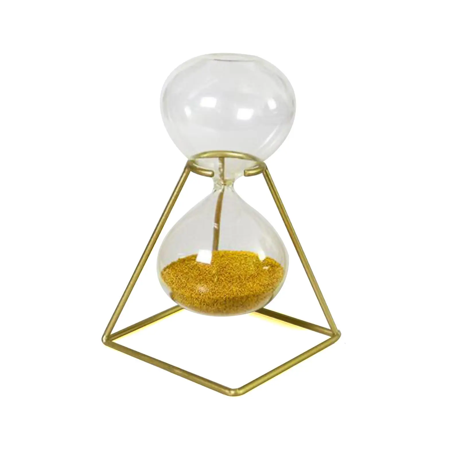 Metallic hour glass