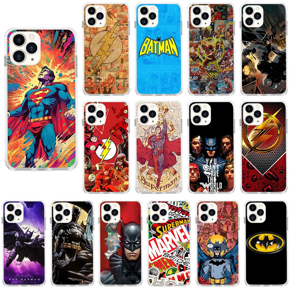 It-76 Superman Batman Flash Custodia Morbida Per Tecno Camon Spark 16 17 17P 8C 5 6 Air Go 7 7P 7T Pro 8 8P