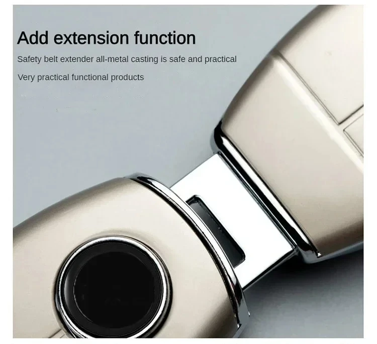 1pcs Car Seat Belt Clip Extender Safety Seat Belt Lock Buckle Plug Thick Insert Socket Car Safety Cover Buckle