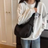 1Pcs/lot New Style Classy Fashion Single Shoulder Bag Large Capacity Commuting Crossbody Bag Thoughtful Gift for Office Workers 4