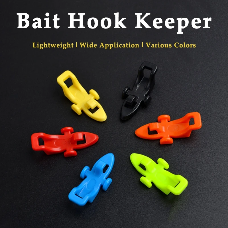 5 Set Fishing Hook Keeper  Fishing Pole Hooks Plastic Rod Clip Lure Hanger Bait Fixed Lure Jig Hooks Holder Fishing Tackle