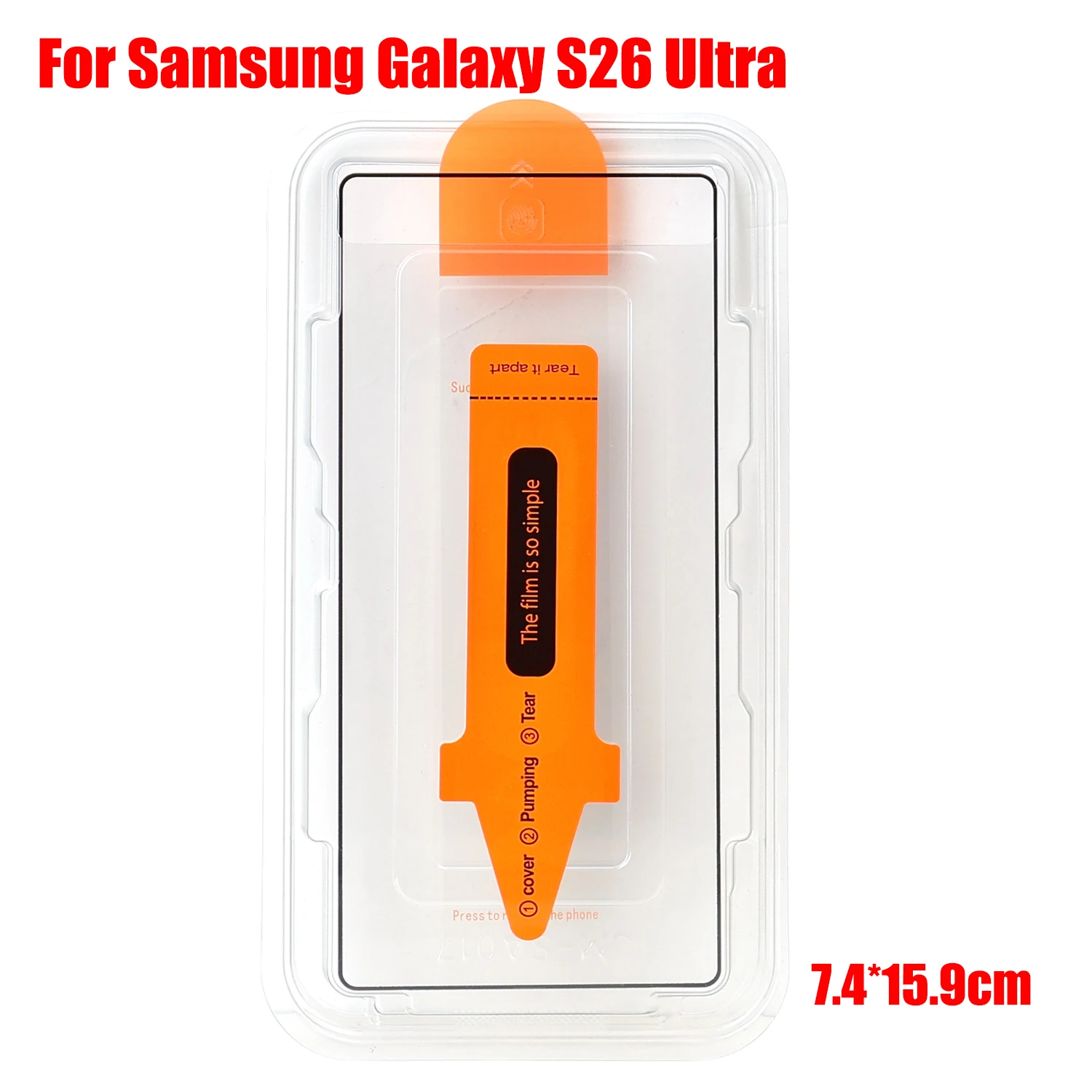 Premium HD Tempered Glass Screen Protector with Easy Installation and Dust-Free Design