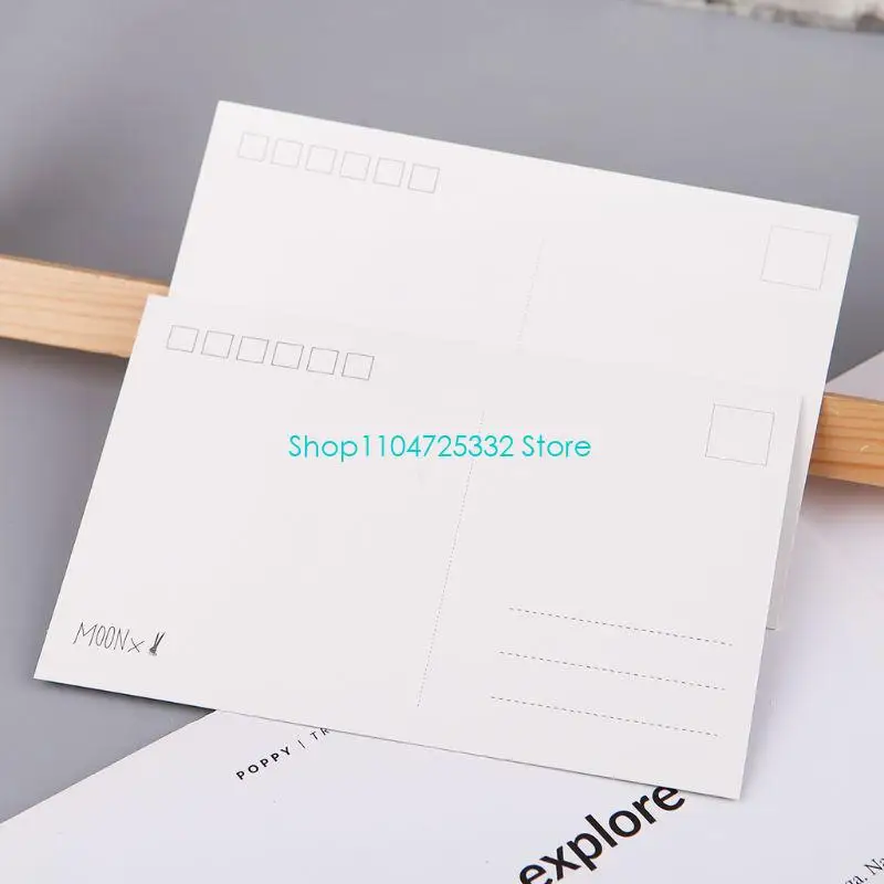 P5EA 30개입 어두운 달빛 인사말 엽서 N에 빛나는 빈티지 빛나는 엽서