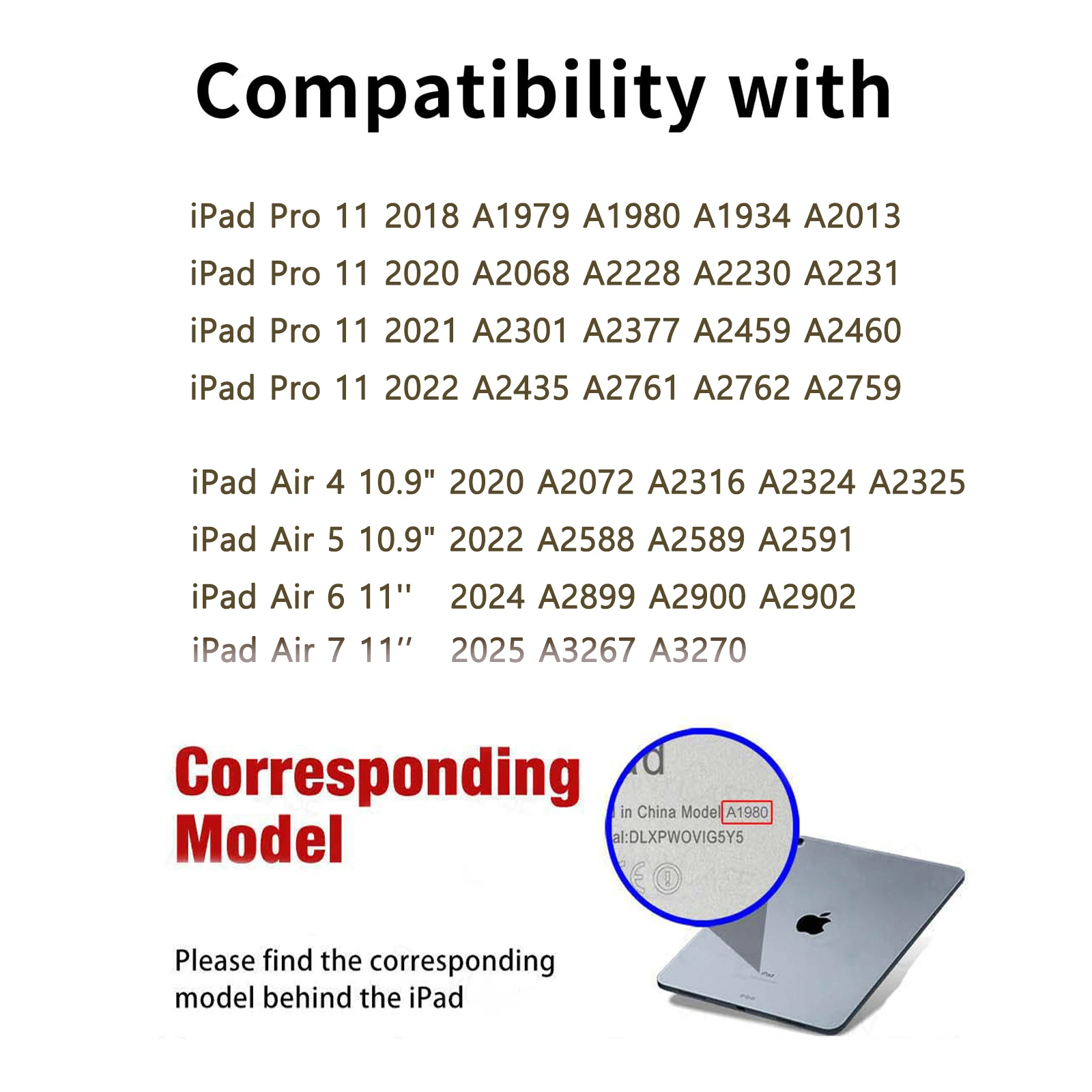 Smart Case Antiurto Per IPad Pro 11 1ª/2ª/3ª Gen (2018/2020/2021) – Con Portapenna, Jeans+TPU