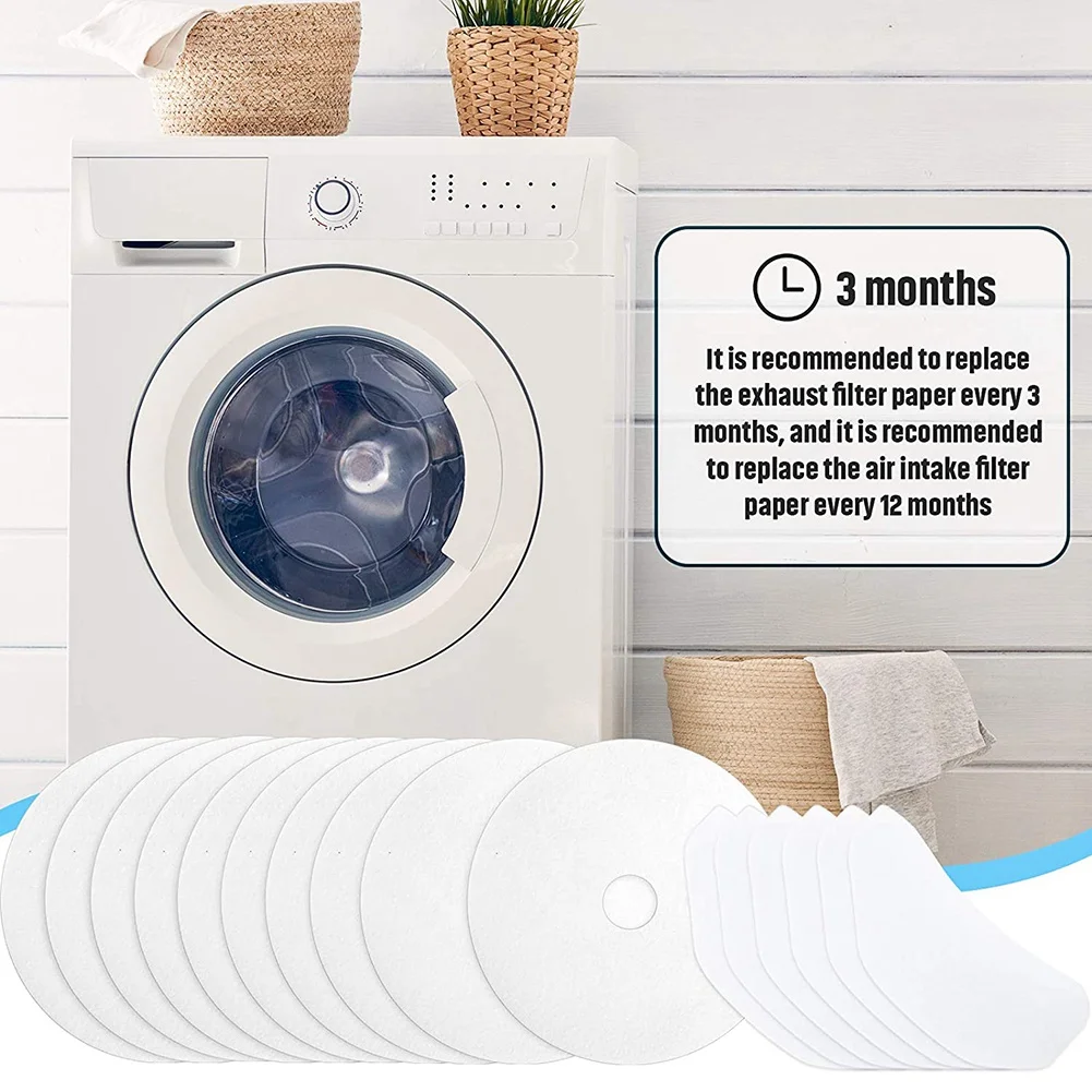 Universal Cloth Dryer Exhaust Filters Dryer Lint Filter Replacement Compatible with Magic Chef Sonya 20 Pieces