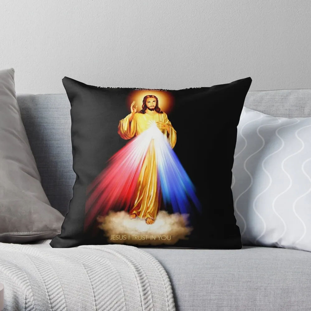 

Divine Mercy Lord Jesus I trust in you Throw Pillow Sofa Cushions Pillowcases For Pillows