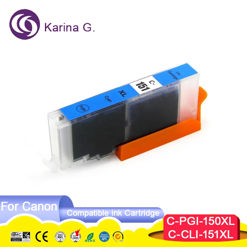 PGI 150 PGI-150 PGI150 PGI 150XL CLI 151 CLI-151 Compatible InkJet Ink Cartridge