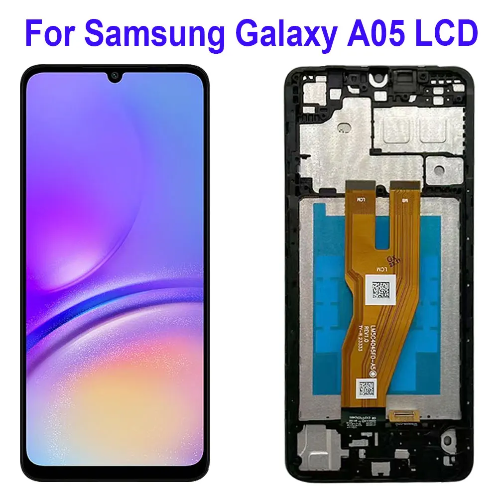 

6.7“ Original For Samsung Galaxy A05 LCD Display Digiziter Assembly For Samsung Galaxy A05 A055 A055M A055F Screen Replacement