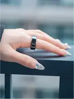 Amovan Nova Smart Ring Premium Quality GPS Sports Heart Rate Blood Oxygen Stress Sleep Temperature Monitor Meditation Ring - Image 4