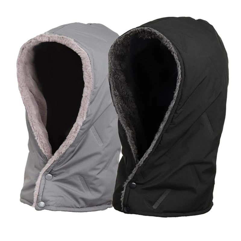 

Thick Fleece Balaclava Cap for Women Men Outdoor Sport Winter Cycling Hat with Neck Cover Universal Windproof Headdress