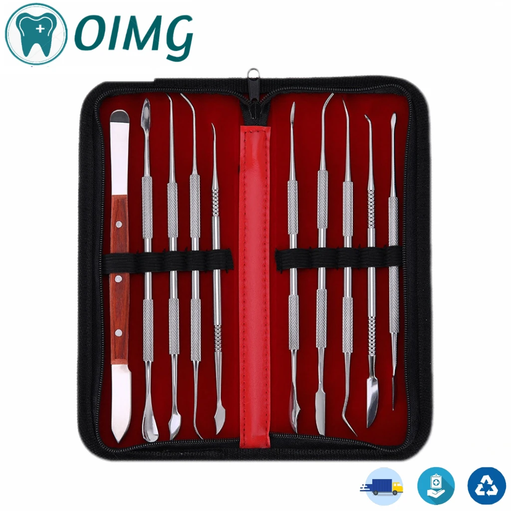 

Dental Spatula Plaster Knife Practical Stainless Steel Versatile Teeth Wax Carving Tool Set Dental Instrument Tools