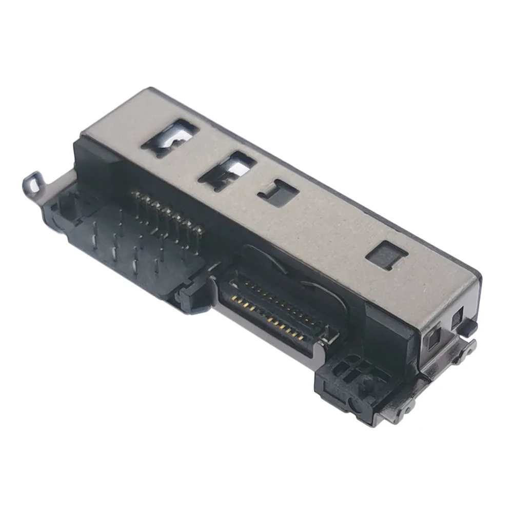 USB C타입 DC 전원 잭 충전 포트 소켓 플러그 커넥터, Lenovo ThinkPad s2 Gen6 T490 X1 X390 노트북용, 1-5PCs