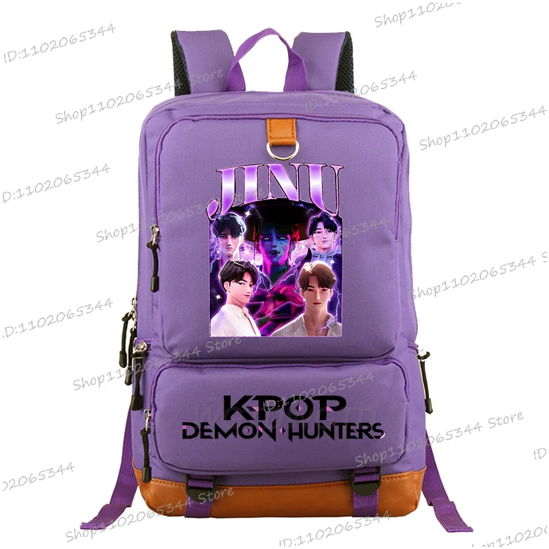 Kpop Demon Hunters USB Charge Cartable étudiants Mode Sacs à Dos Dessin Animé Graphique Impression Sac à Dos Retour à L'école Cadeaux / Marchandises ACG
