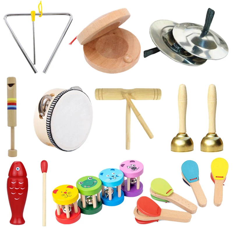 Children-Musical-Instrument-Toys-Mini-Wooden-Baby-Stroller-Accessories ...