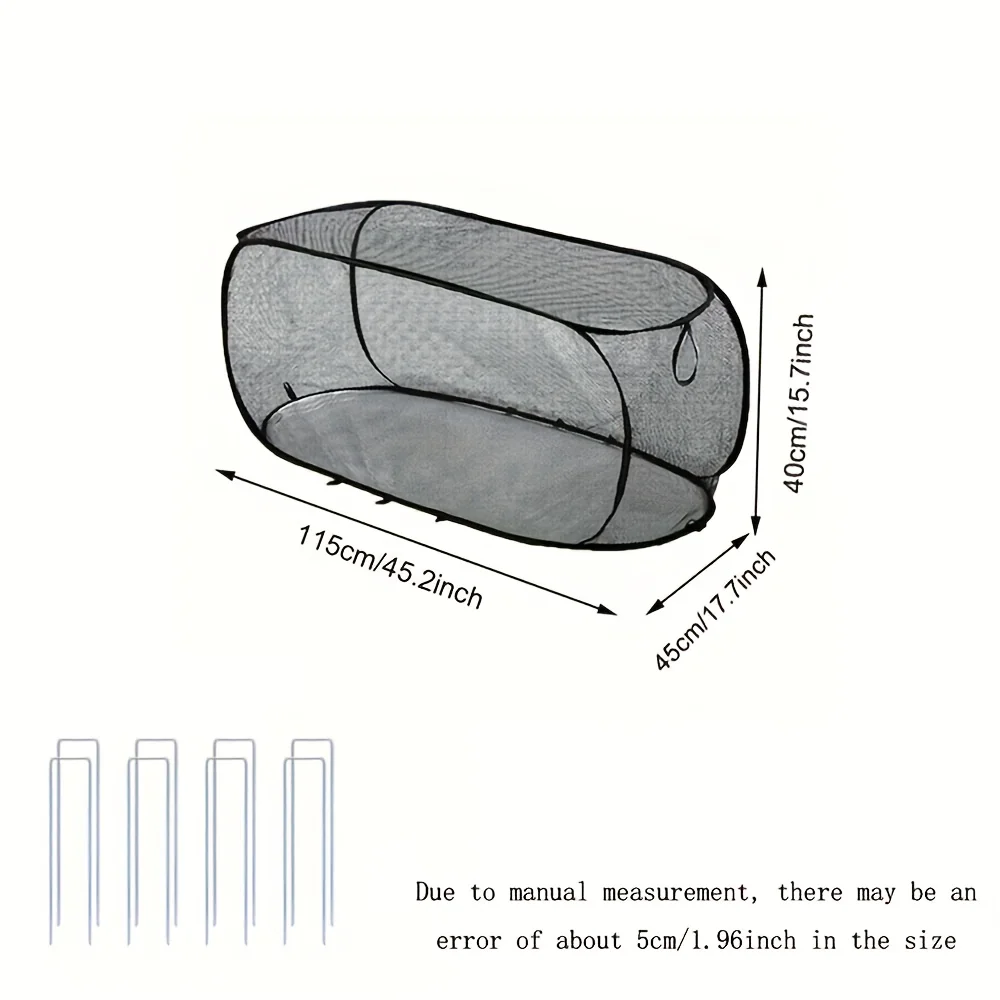 Enhanced Plant Cover Net for Seedling and Vegetable Protection - Greenhouse Gardening Accessory