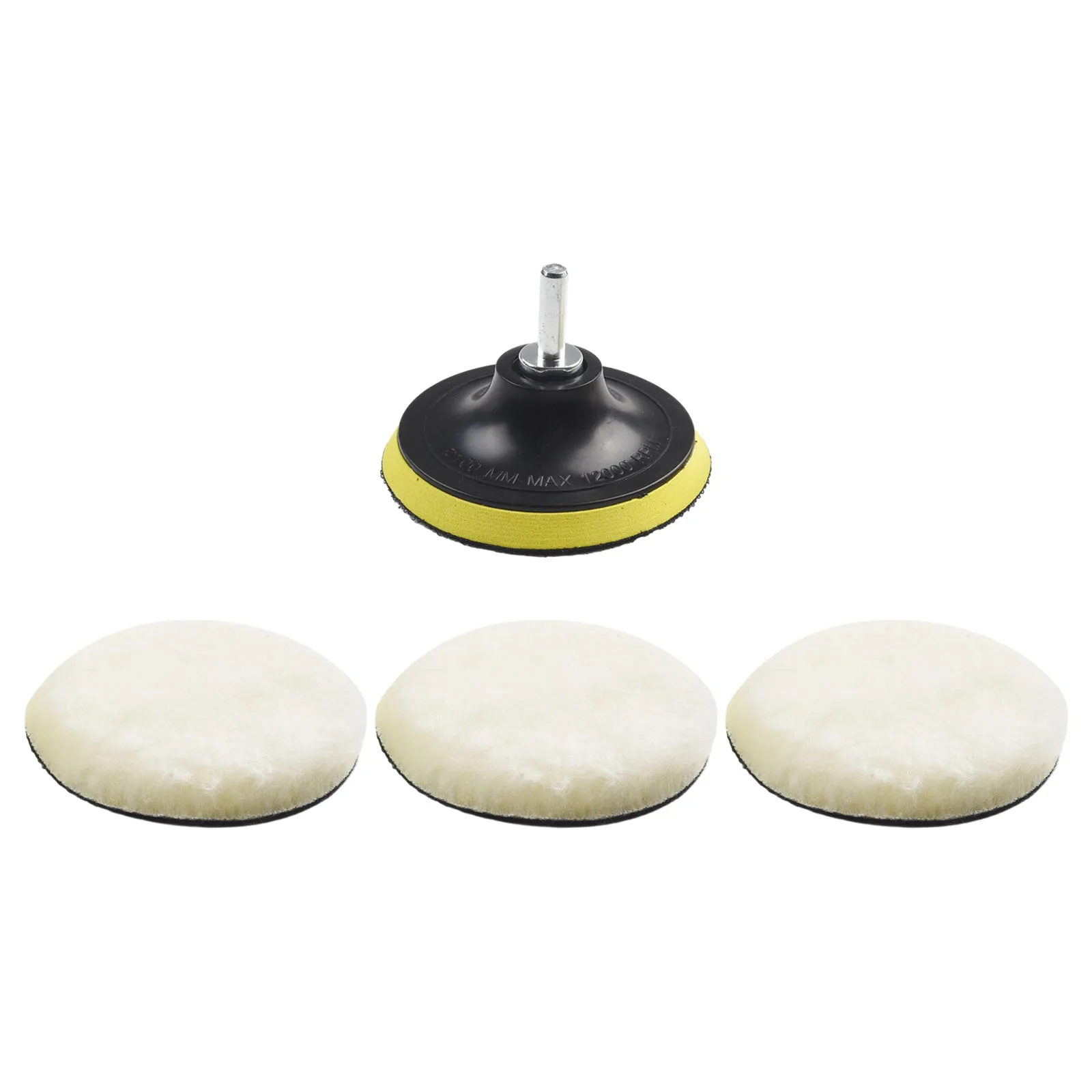 

5Pcs Cleaning Cloths 4Inch Wool Wheel Mop Kit Perfect For Glass Furniture Kitchen Gadgets Household Cleaning Tools