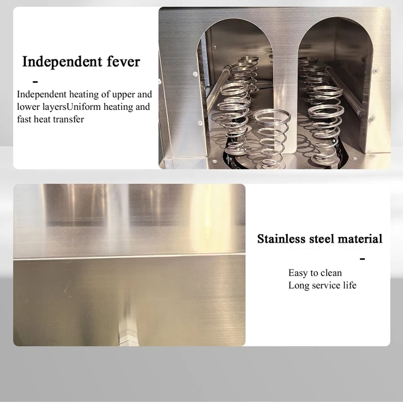 New Design Autorotation Oval Pancakes Pita Bread Bakery Machine/Chinese Baked Wheat Cake Auto Rotation Baking Oven