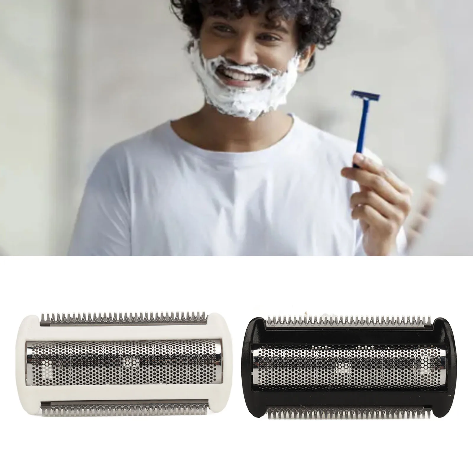 Head Foil Replacement Ergonomic Sturdy Dual Use Electric Trimmer Replacement Foil Head For BRL140 BRL130