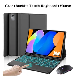 Lenovo 11 Tablet Case with Detachable Keyboard and Pen Slot for English (Black Backlit 4)