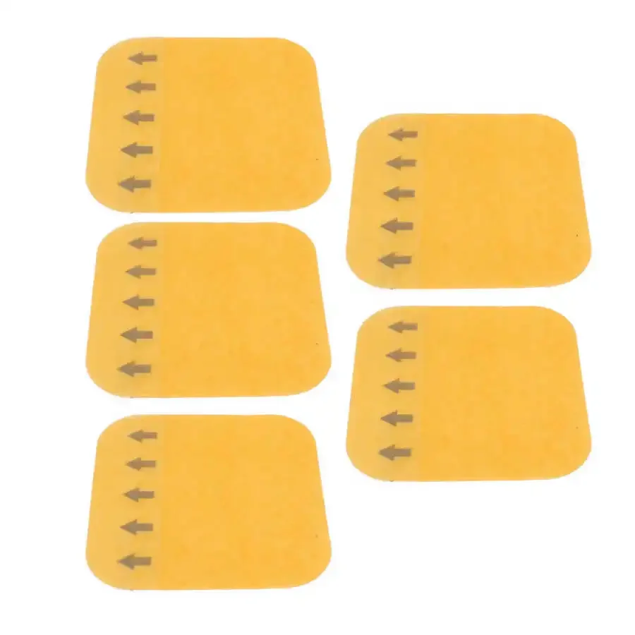 5PC Waterproof Bedsore Heal Pad Patch Self Adhesive Portable Hydrocolloid Adhesive Dressing Wound Dressing Breathable Ultra Thin
