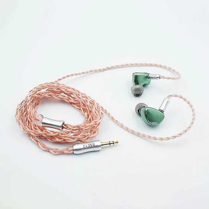 BQEYZ Spring 2 1BA + Piezoelectric Ceramic+ Dynamic Driver Hybrid 2Pin 0.78mm HiFi In-Ear Earphone 5