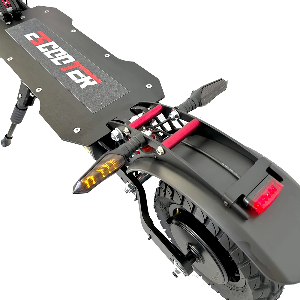 EU UK Stock X6 Adult 55km/h E-Scooter 48V 21Ah Lithium Battery 2400W Dual Motor Electric Scooter with 10inch Tire