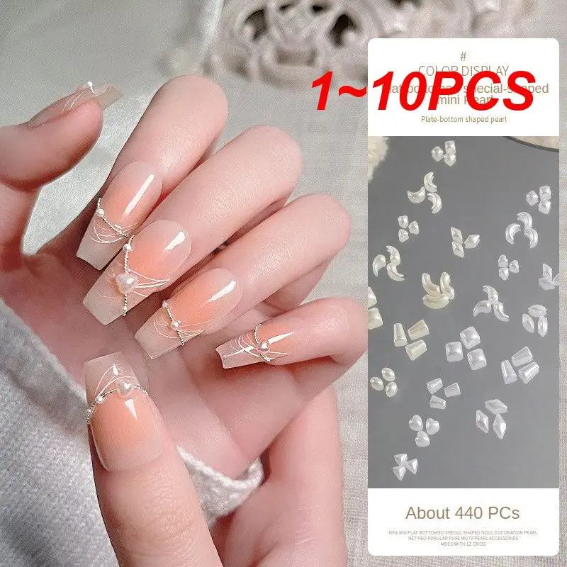 

1 ~ 10 шт. высокое качество, мини-украшение для ногтей, блестящий без запаха, не легко сломать, уникальная форма, мини-размер, красота