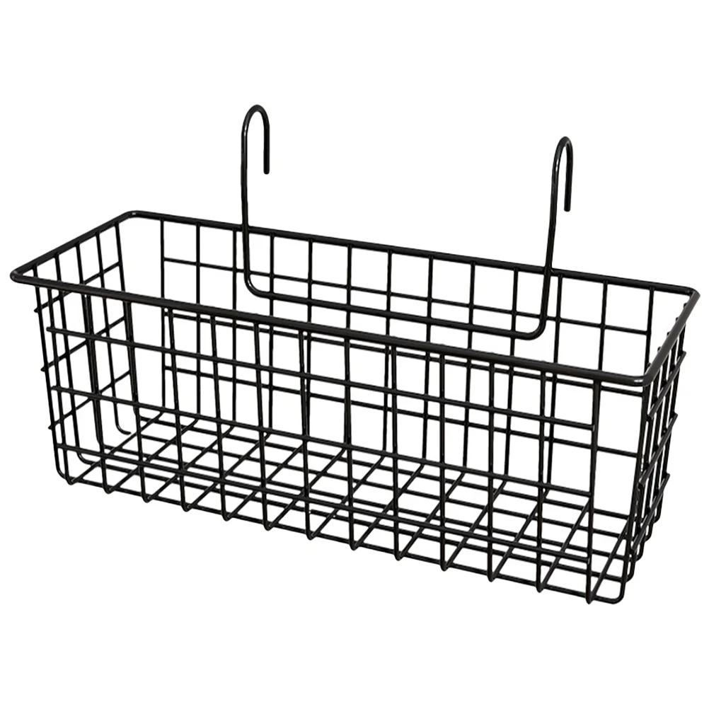 

Hanging Organizer Basket Kitchen Storage Shelf No Nails Bathroom Organization Iron Toilet Holder