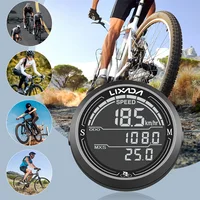 Compteur de vitesse de vélo filaire, étanche, de forme ronde, écran rétroéclairé, odomètre de vélo, ordinateur de vélo 4