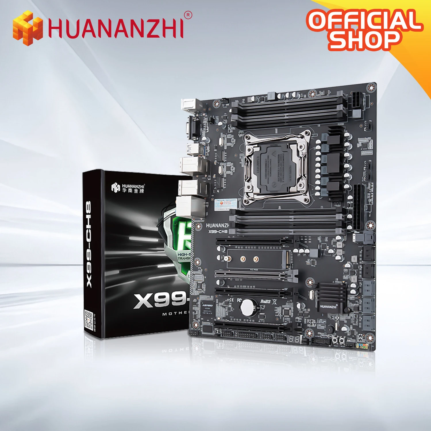HUANANZHI X99 CH8 LGA 2011-3 XEON X99 Motherboard support Intel E5