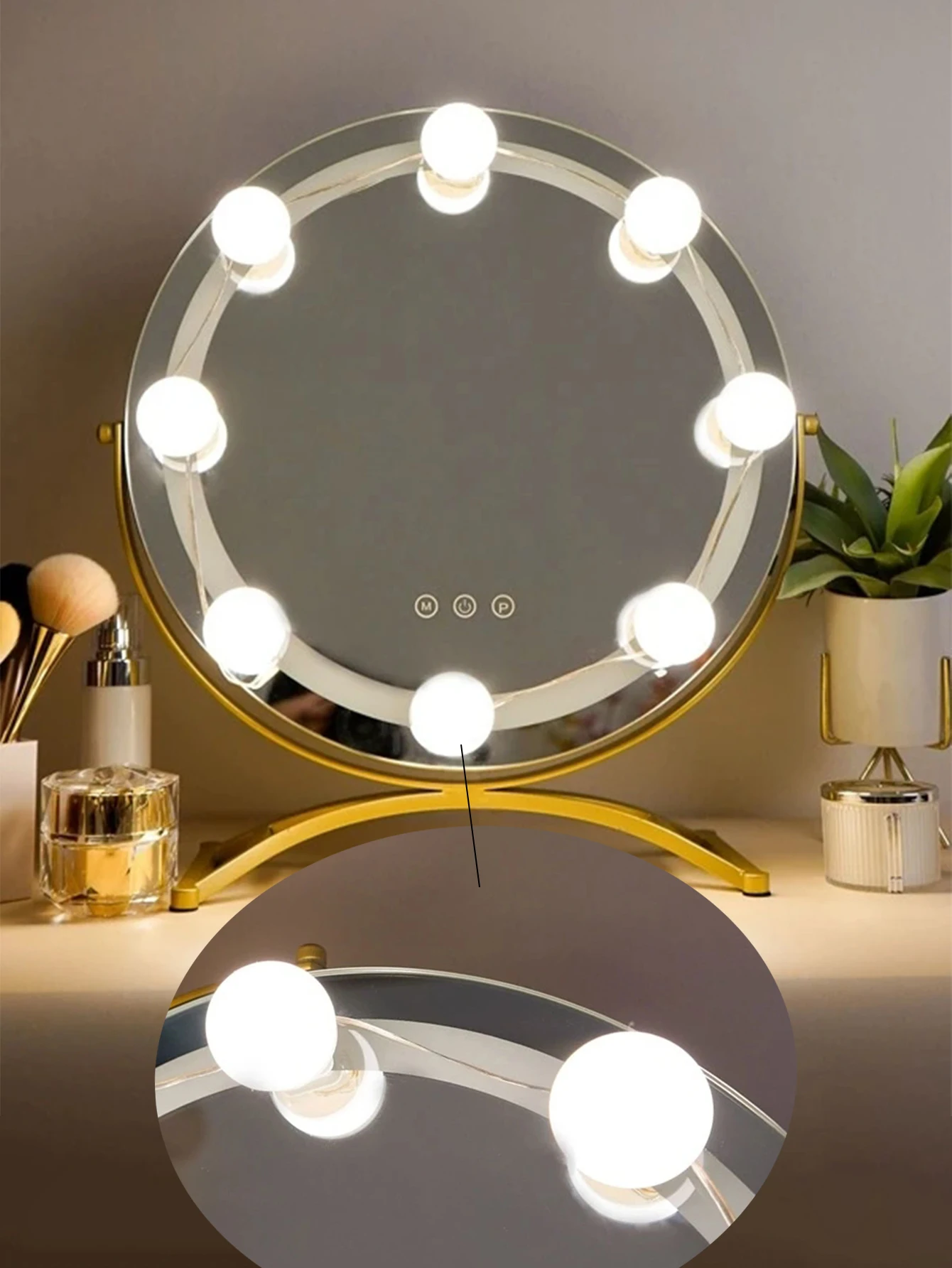 Makeup Mirror Lights Mirror Lights Vanity Light Makeup Lamp LED Mirror Vanity Light Bulbs