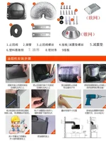 Range hood, automatic cleaning, household kitchen High suction range hood, traditional Chinese style, new style 2