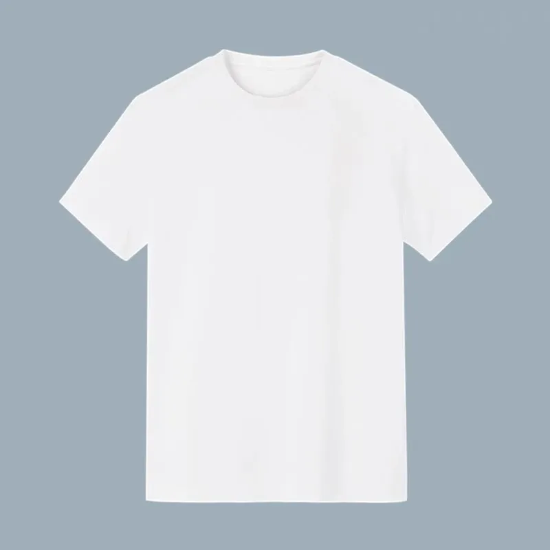 Pure white short sleeves