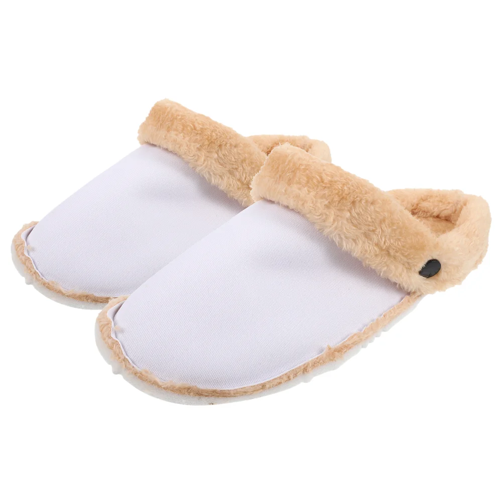 

1 Pair Winter Shoe Inserts Plush Shoe Inserts Detachable Shoe Insert Warm Shoe Inserts for Hole Shoes