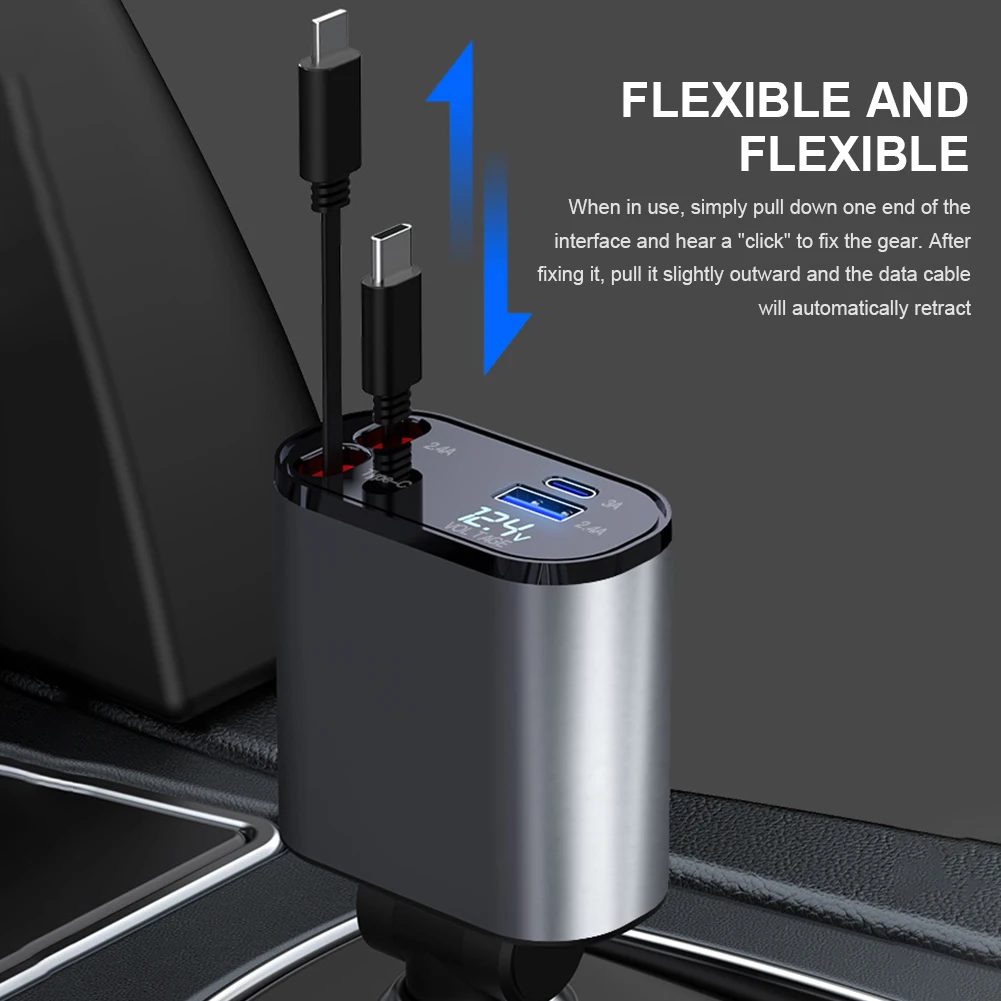    120W USB  ,  USB ޼   ܼƮ, ڷ  ÷ PD CŸ QC, 4  1