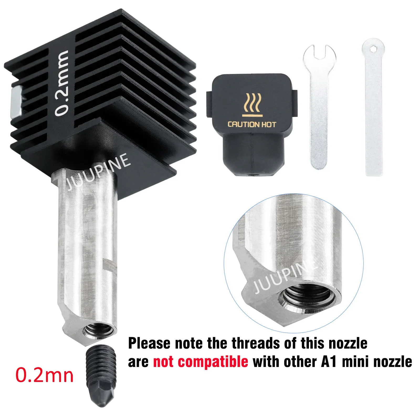 For Bambu Lab A1 Nozzle Bambu Lab A1 Mini Nozzle Kit Brass