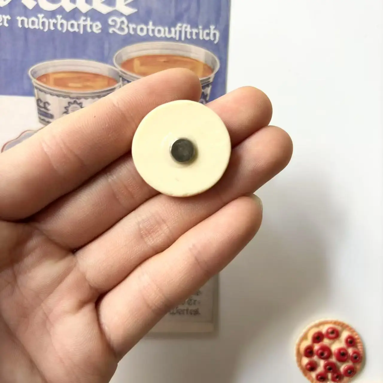Magnetic Pizza-Themed Refrigerator and Kitchen Decor Plates