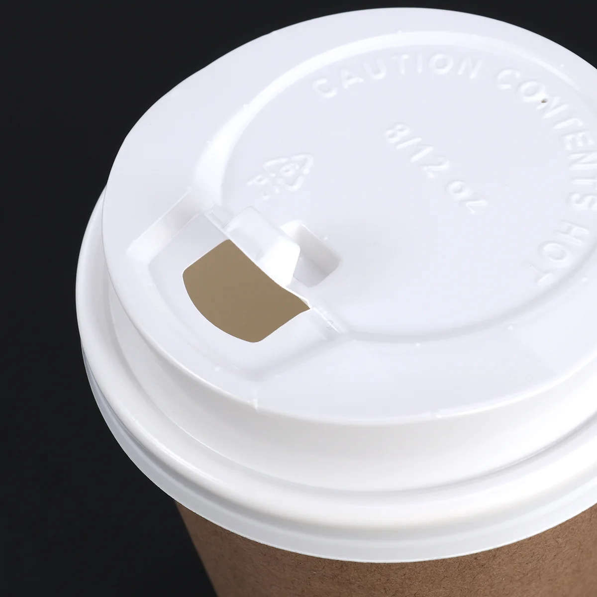 50Pcs Disposable Thick Paper Cups For Coffee Tea Hot Drinks Party Office Use Cups With Lid Recyclable Beverage Containers