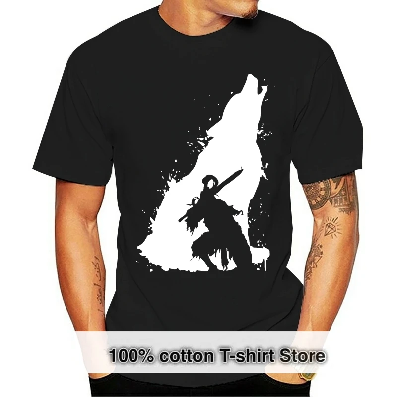 One Yona Knight Artorias Dark Souls Magliette Wolf Samurai Magliette Divertenti Shadow Top Quality Fashion Clothing Designer Men T Shirt
