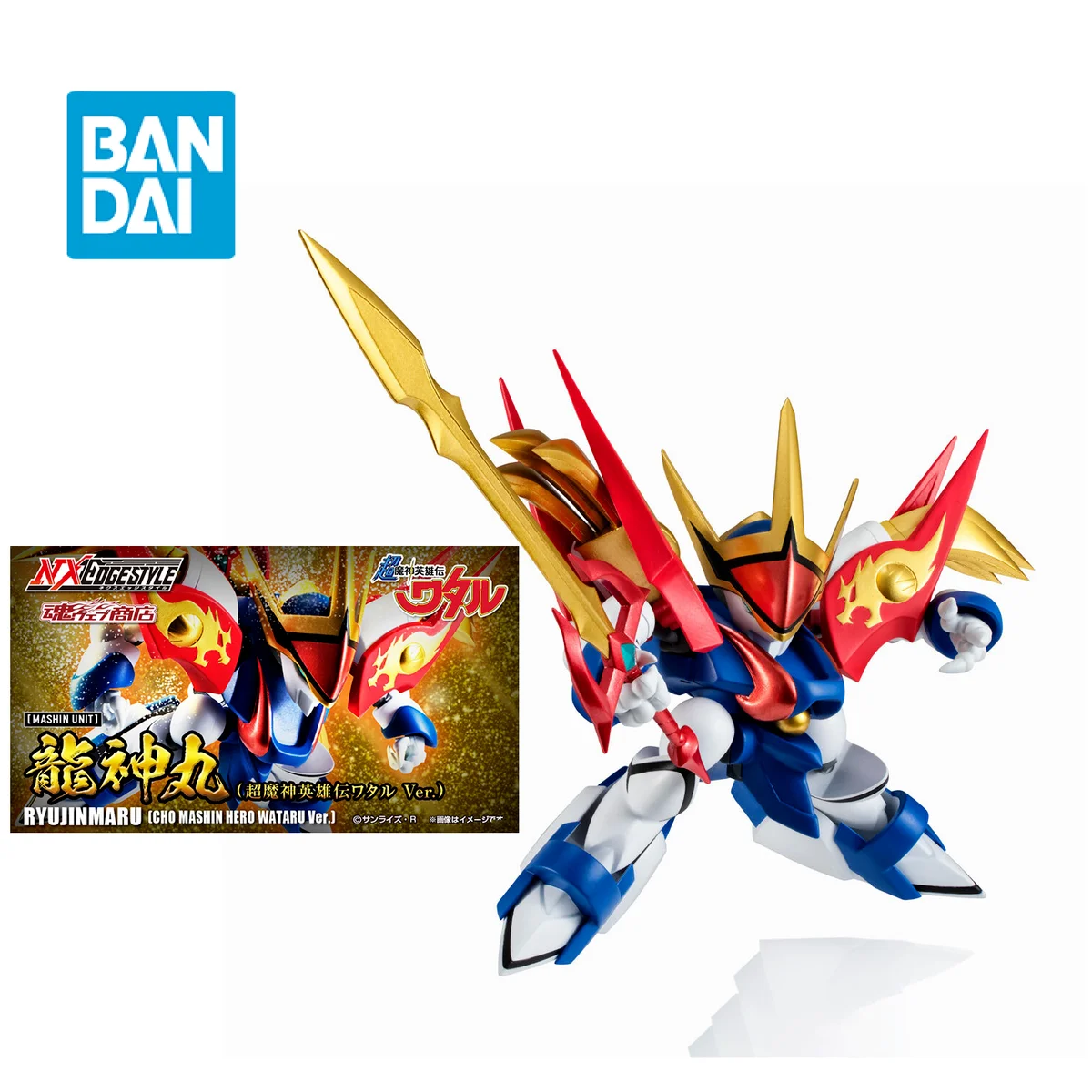 

Товары, 100% Оригинальный BANDAI стиль NXEDGE MASHIN UNIT RYUJINMARU CHO MASHIN HERO WATARU, анимационная модель, игрушка в подарок