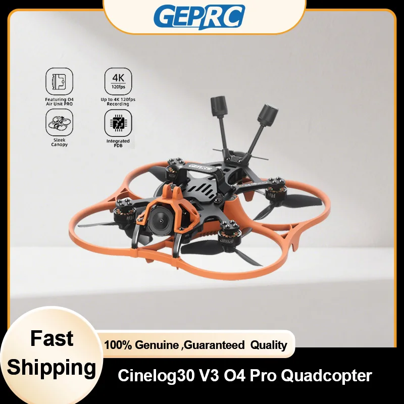 Cinelog30 V3 O4 PRO FPV Drone de Course 4S 720mAh
