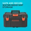 Stackable Storage System - 3 Piece Set (Small, Deep Toolbox, and Rolling Tote) 6