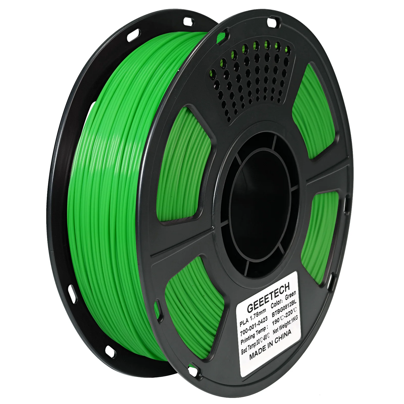 Geeetech Premium PLA Filament - 1kg Spool, 1.75mm, High Precision, Free Shipping
