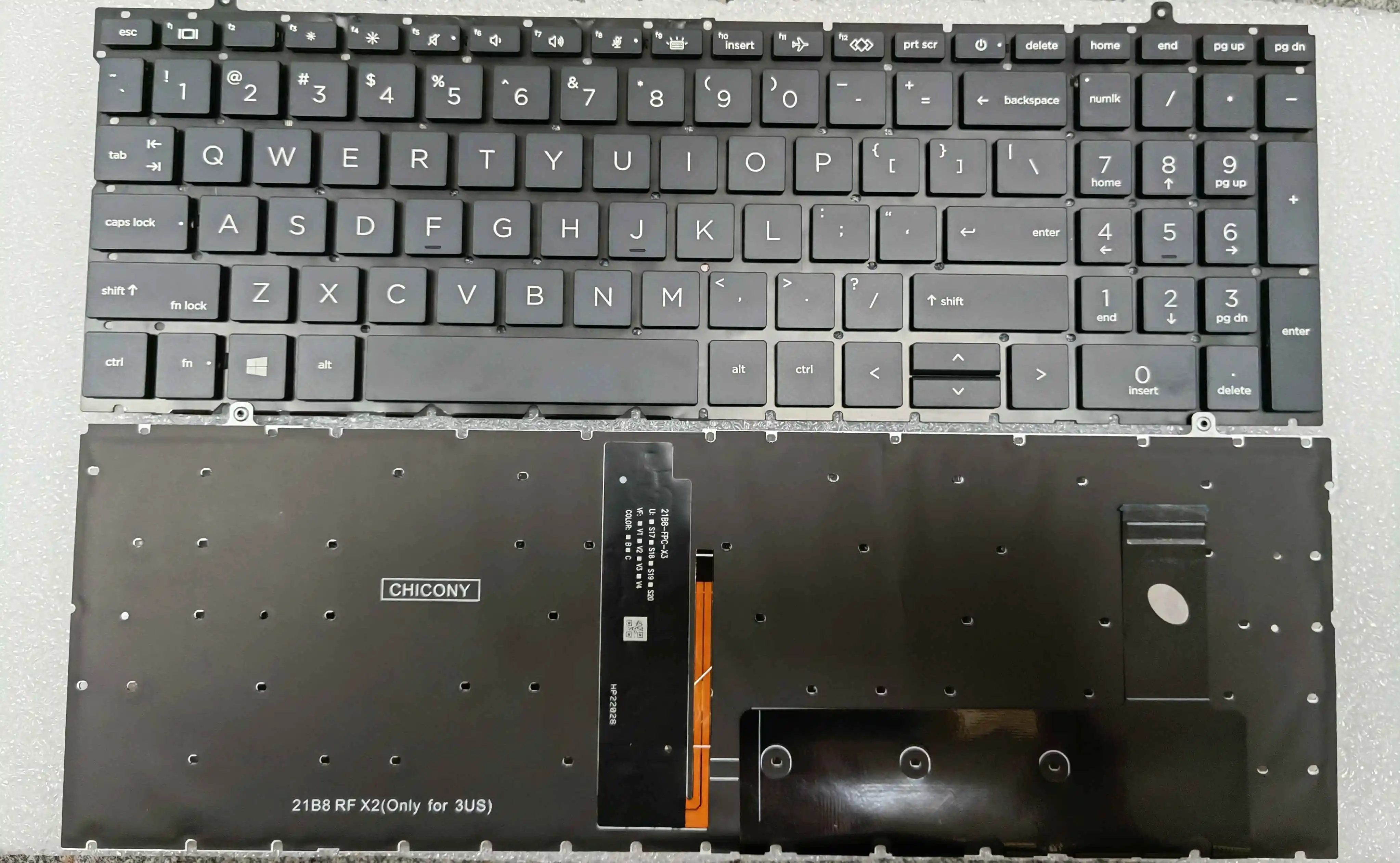 Teclado do Portátil para hp para Probook 450 g9 455 g9 455r g9 Hsn-q34c4 us Retroiluminado Novo