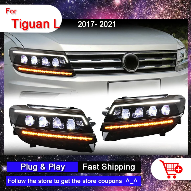 

Хрустальные фары для Volkswagen VW Tiguan L 2017-2020