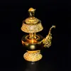 Tibetan Buddhism Supplies Eight Auspicious Symbols High-End Gilt Alloy Biba Pot Water Filter Bottle Holy Sacrificial Vessel 2
