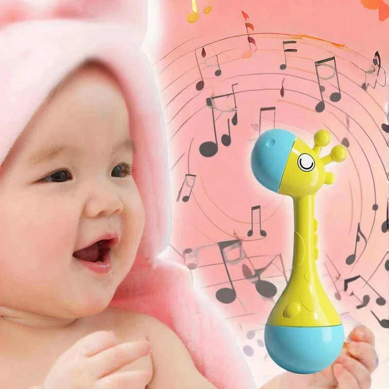 Silicone Toys Baby Silicone Giraffe Teethers Children Cartoon Biting Gum Baby Teething Stick Toys 1pcs for 0 Month+